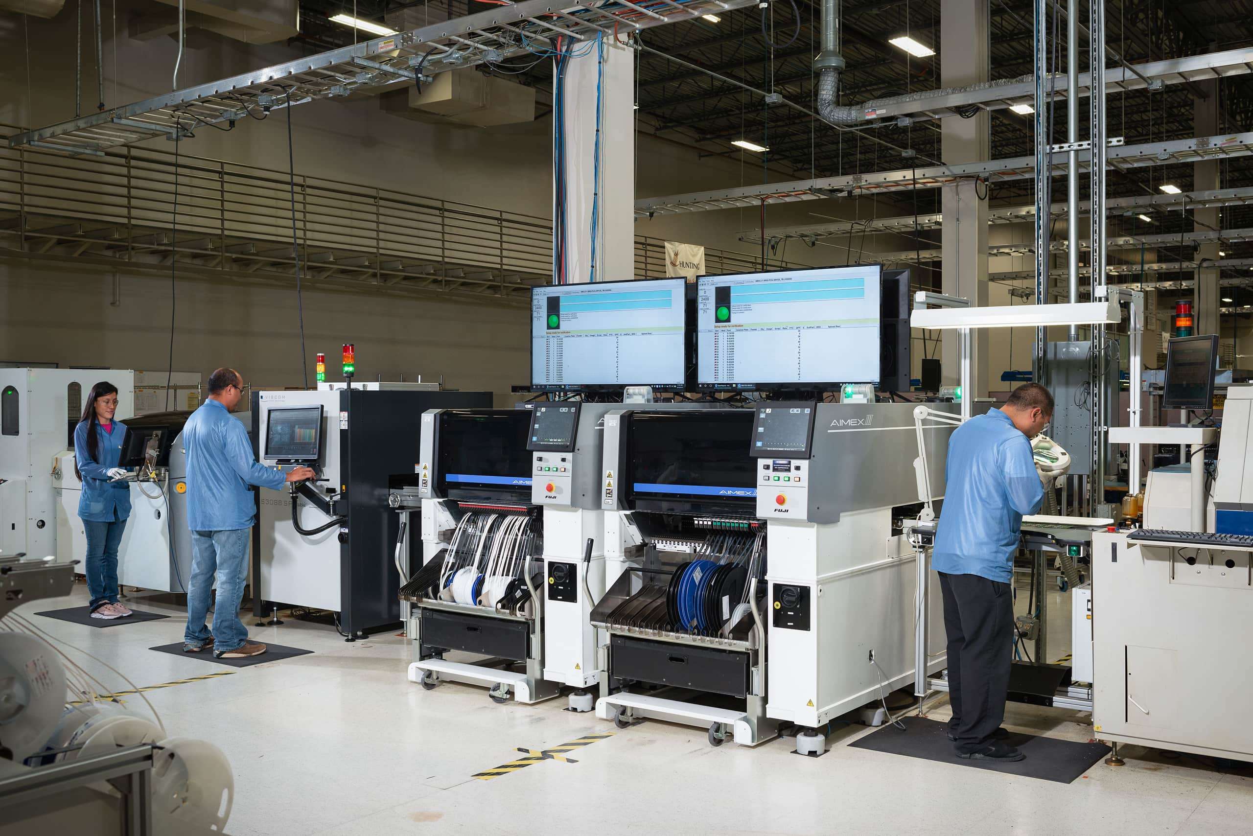Electronics manufacturing line