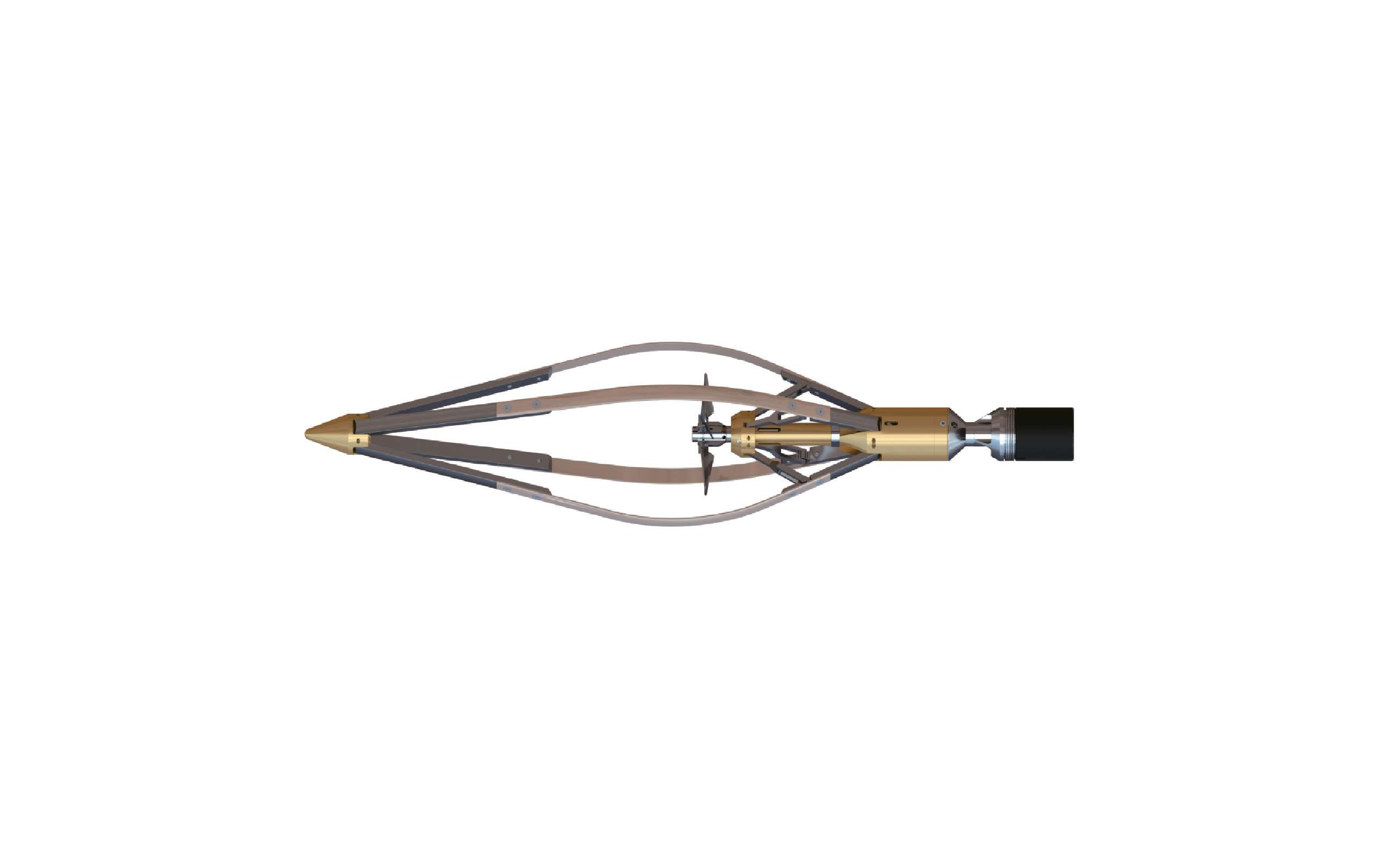 Caged Springbow Fullbore Flowmeter