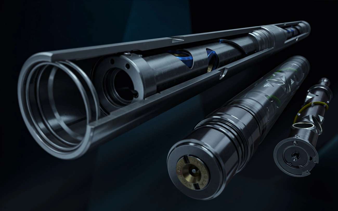 3D render of perforating tools