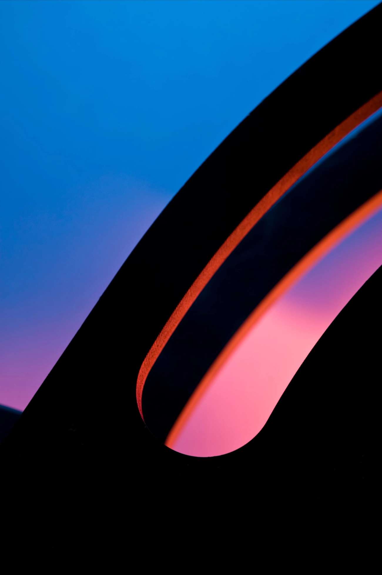 Abstract closeup of metal tool