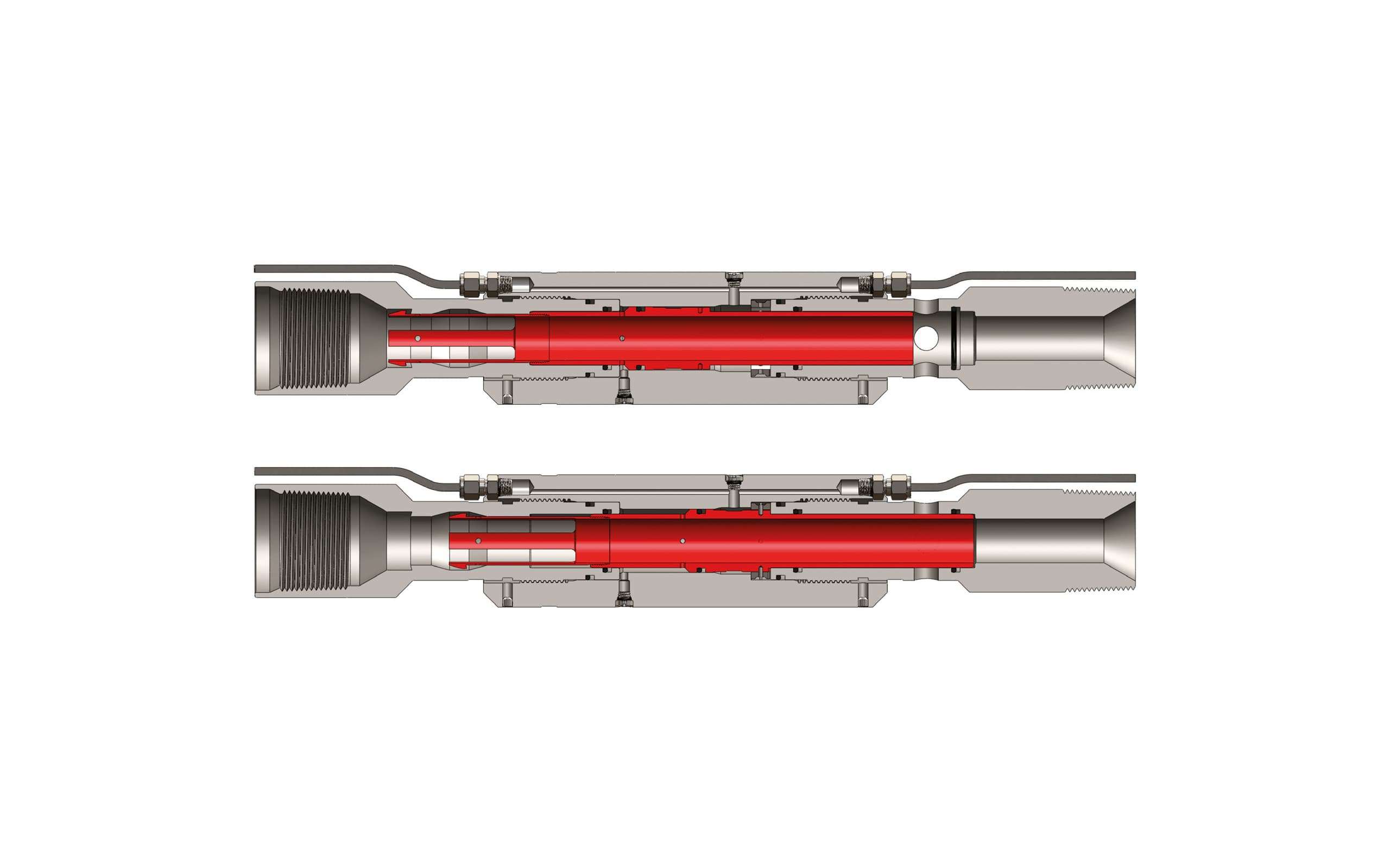 Annular Pressure Operated Production Vent sectioned view