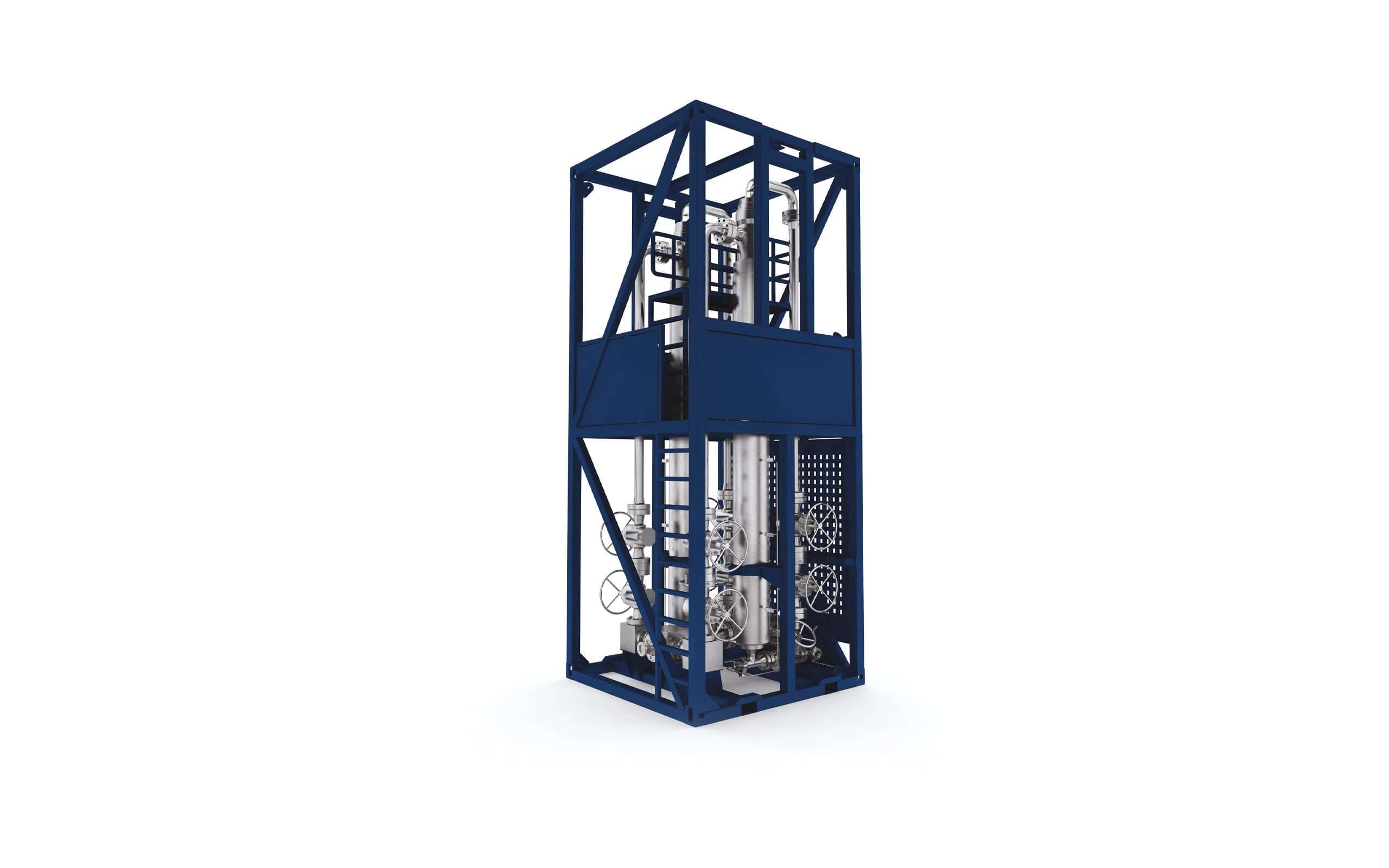 Cyclone wellhead desander rendering
