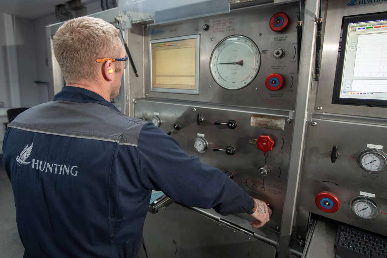 Person operating servicing machine