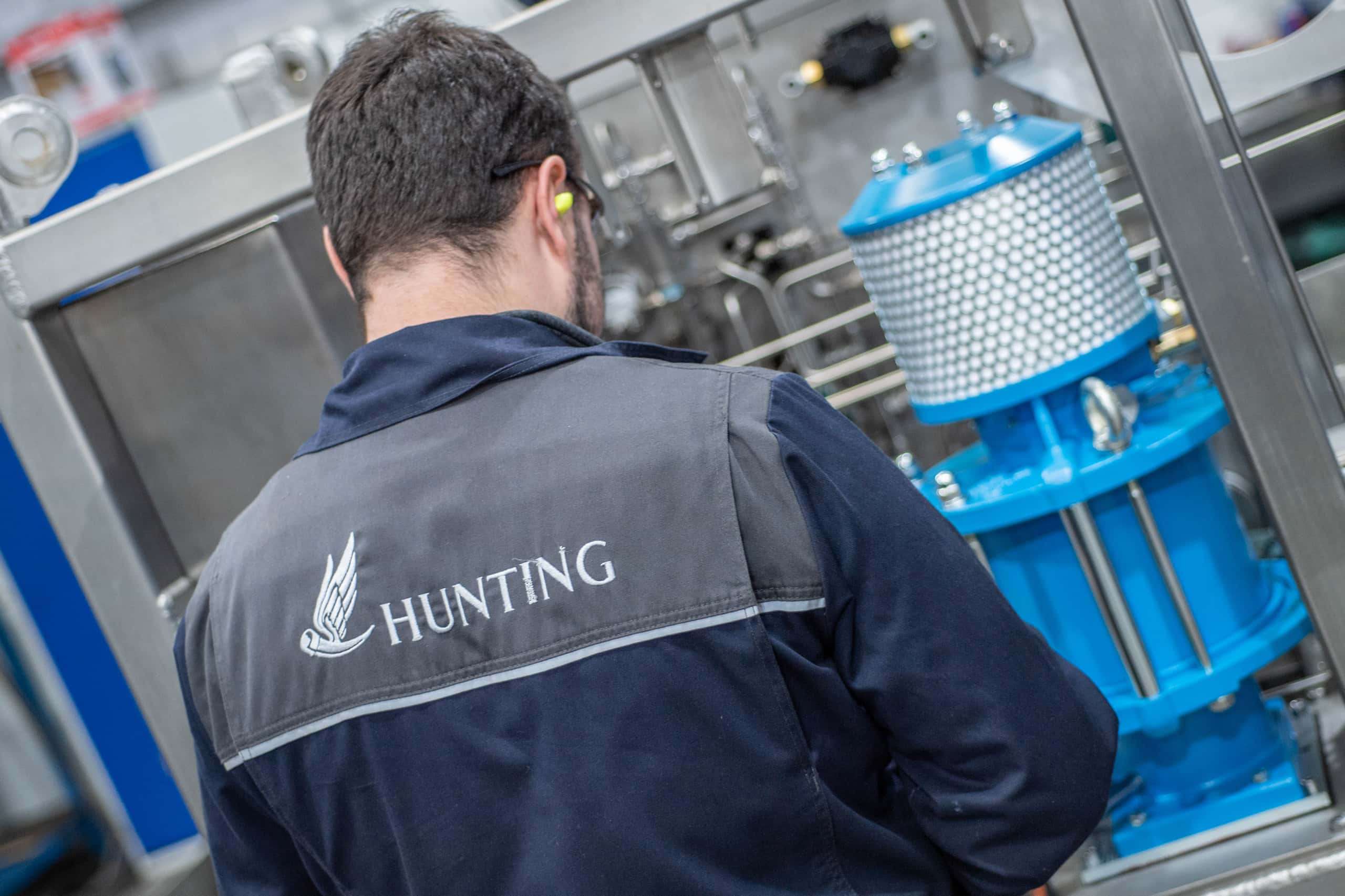 Person working in facility