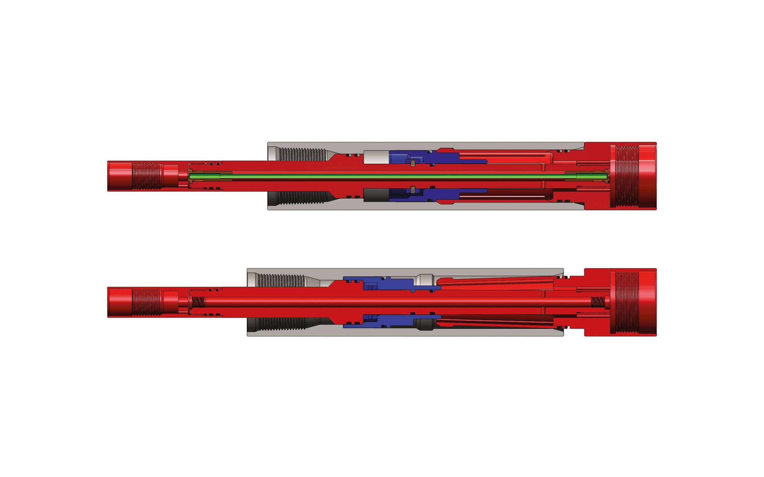 Automatic Gun Release sectioned view